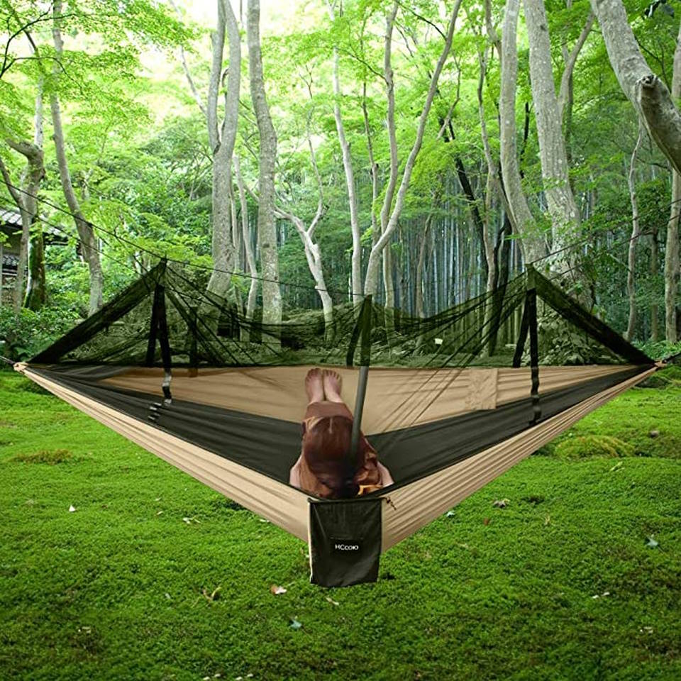 HCcolo 2 Person Camping Hammock with Mosquito Net Review