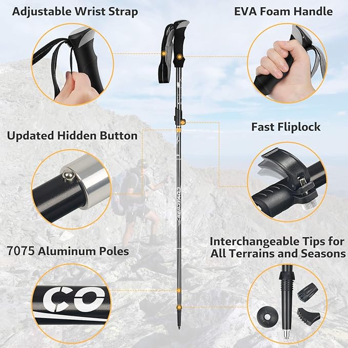 Covacure Trekking Poles Review