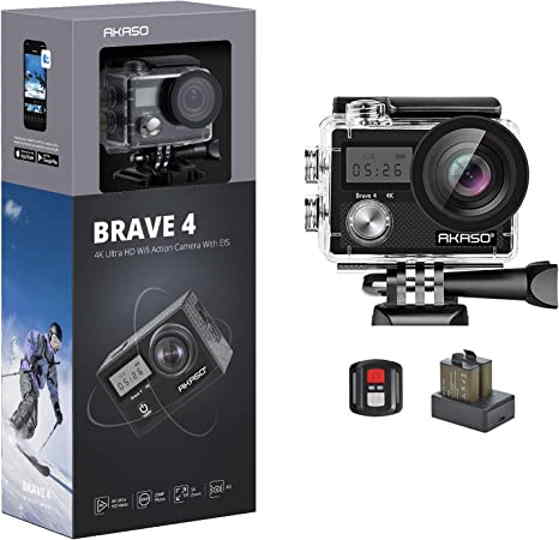 AKASO Brave 4 4K 20MP WiFi Action Camera Ultra HD