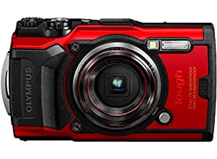 OLYMPUS Tough TG-6 Waterproof Camera, Red