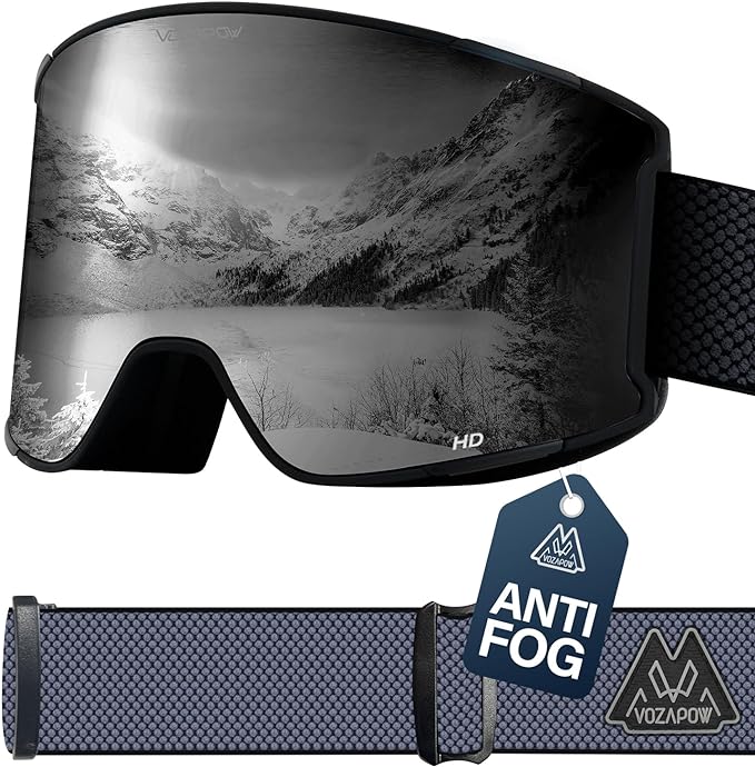 VOZAPOW Magnetic Ski Goggles Over Glasses Review